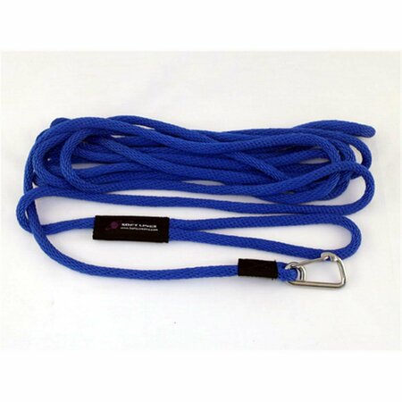 SOFT LINES Floating Dog Swim Snap Leashes 0.5 In. Diameter By 40 Ft. - Pacific Bllue SO456521